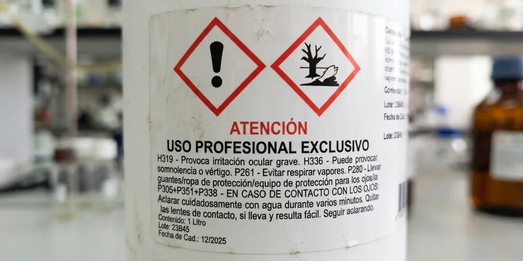 Etiqueta de seguridad quimica